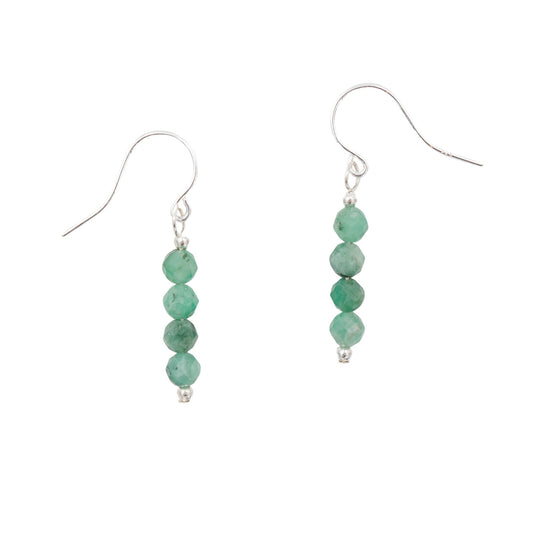 Emerald Sparkles ~ Necklace & Earrings Set