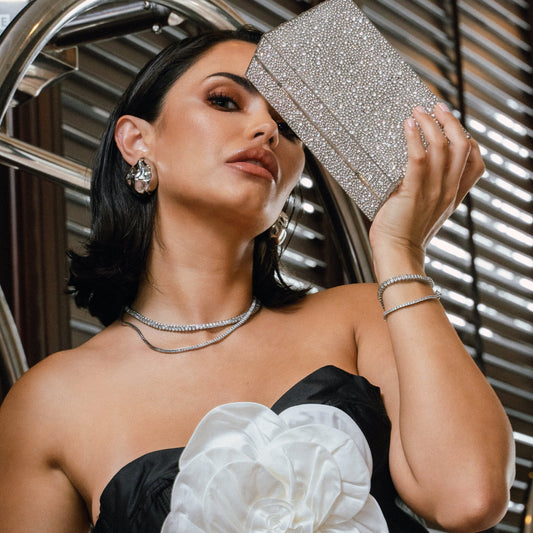 Cynthia Sculptural Necklace & Bracelet Set