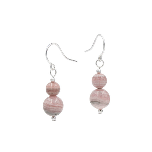 Rhodochrosite ~ Necklace & Earrings Set