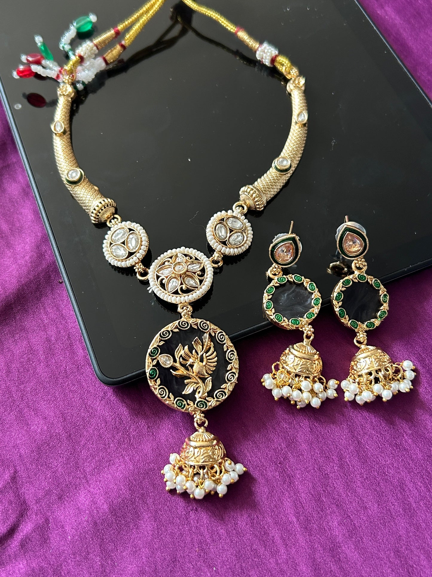 Gold look alike necklace sets