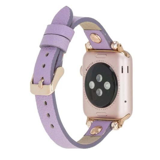 Apple Watch Light Purple Leather Strap - Detroit