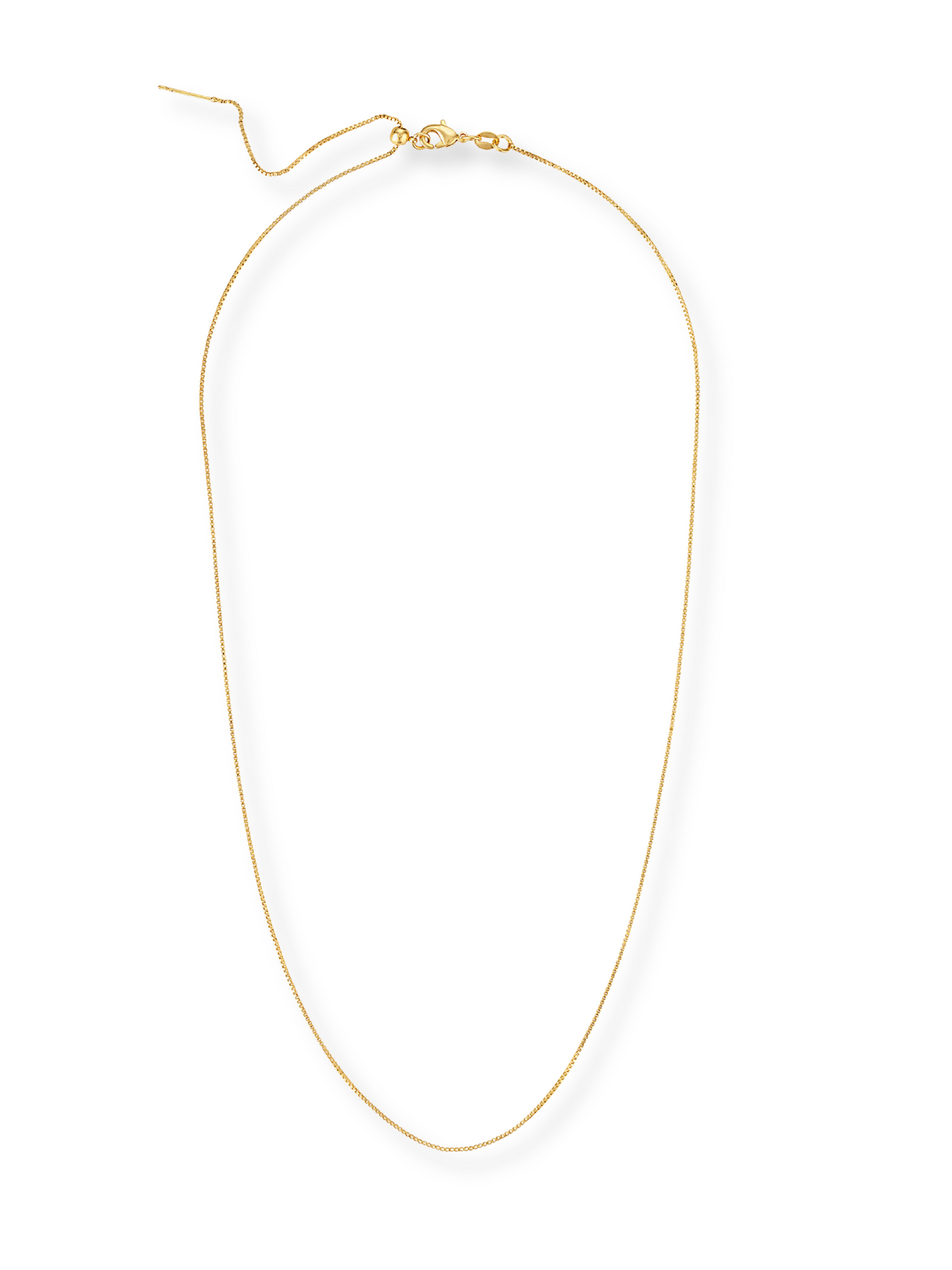 Charm Necklace Box Chain