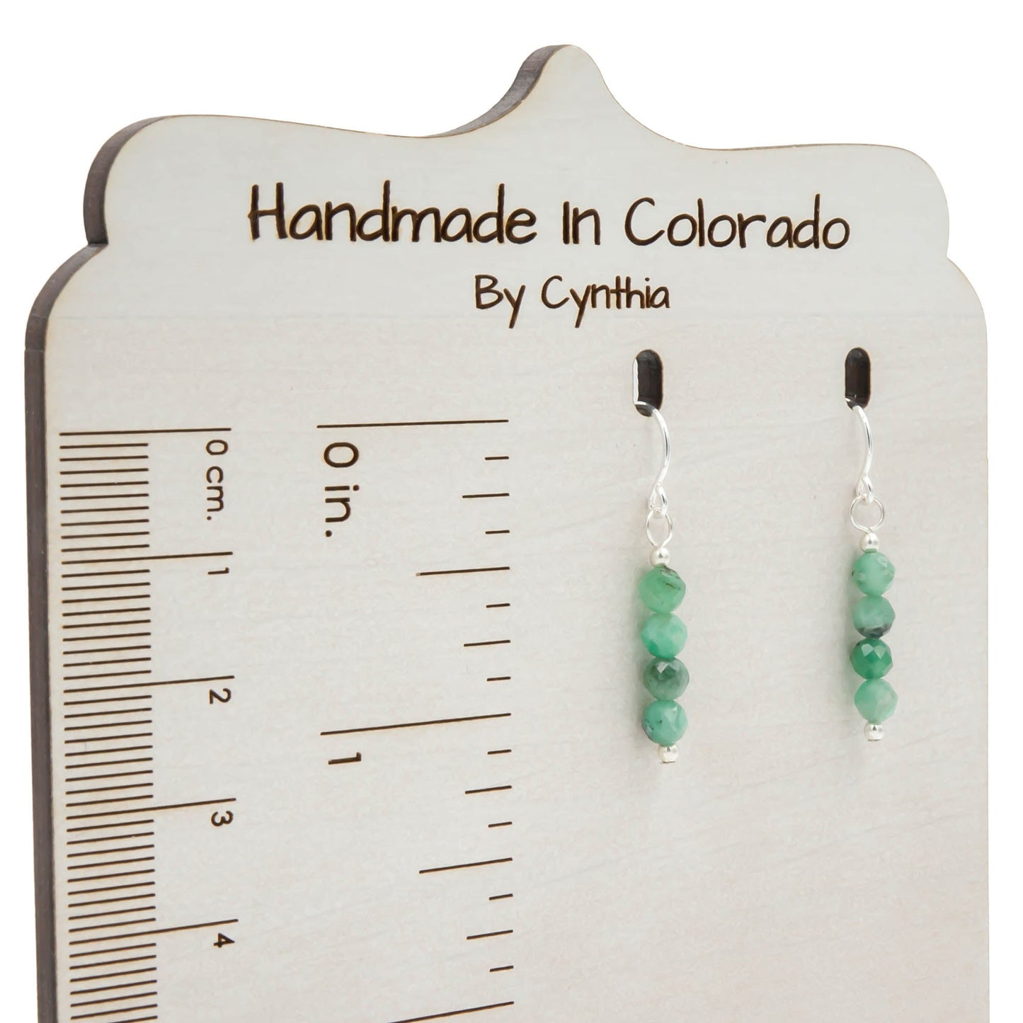 Emerald Sparkles ~ Necklace & Earrings Set