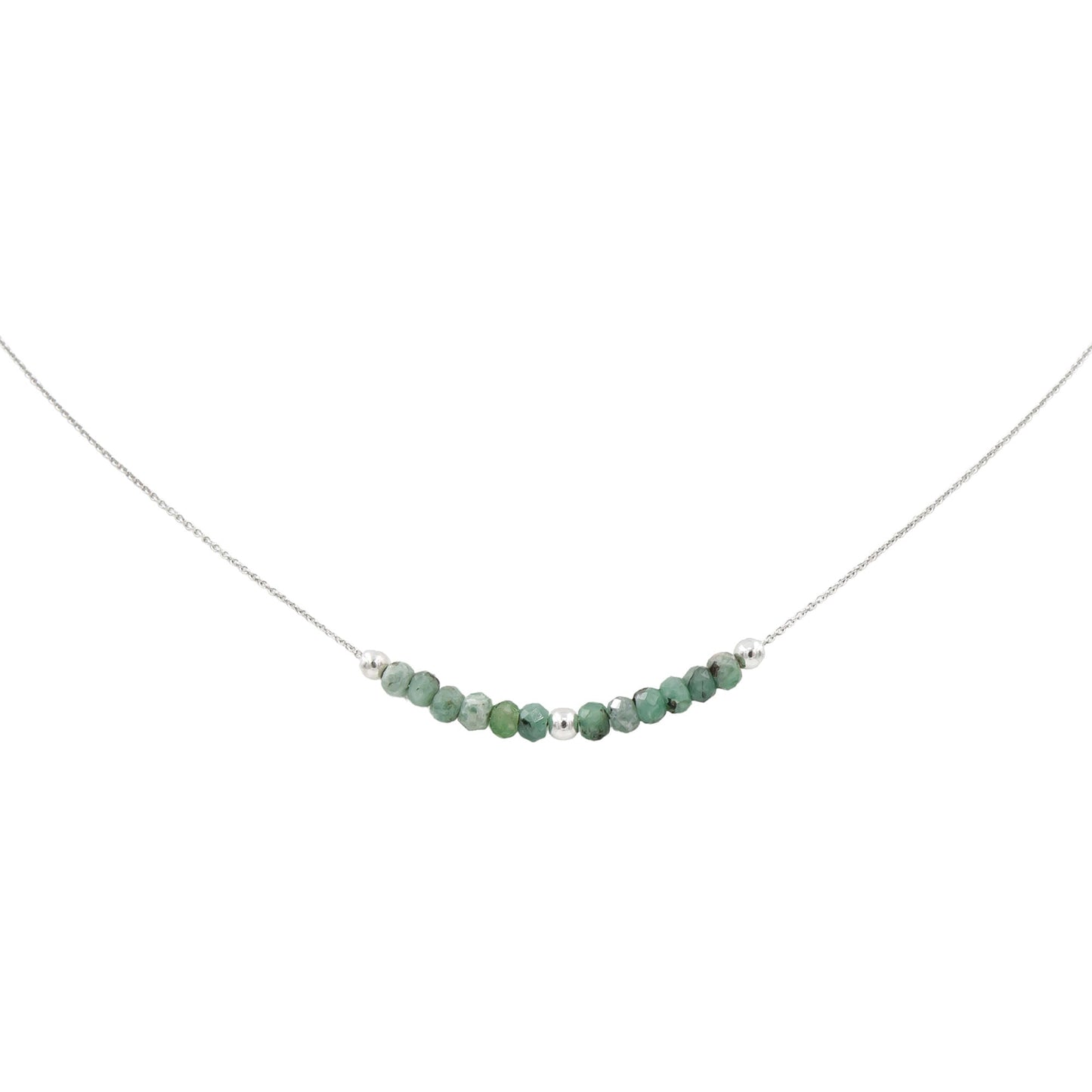 Emerald Sparkles ~ Necklace & Earrings Set