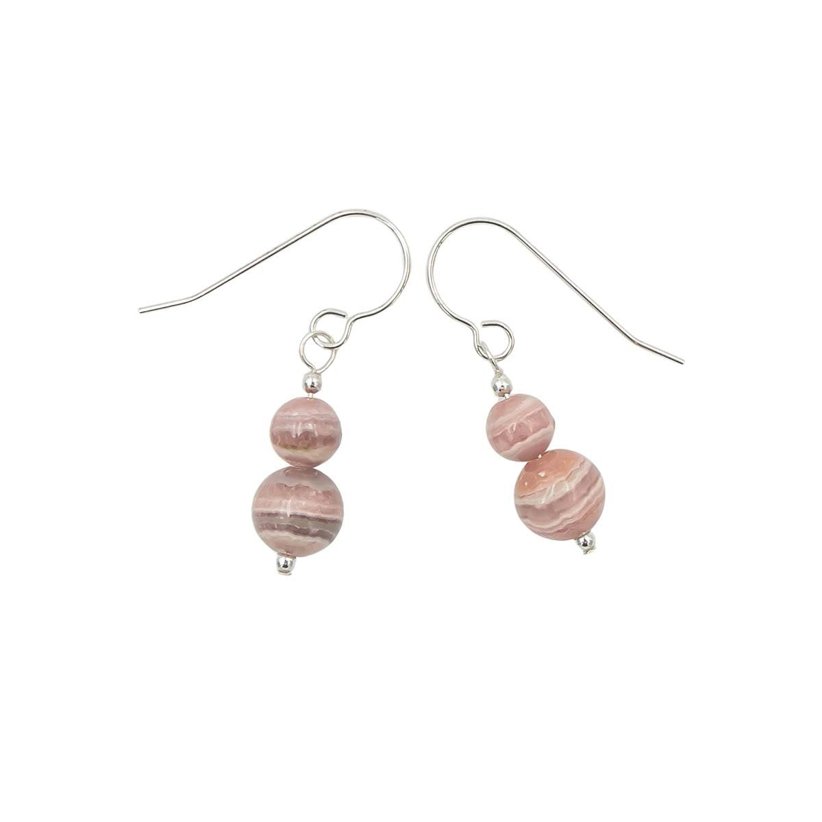 Rhodochrosite ~ Necklace & Earrings Set