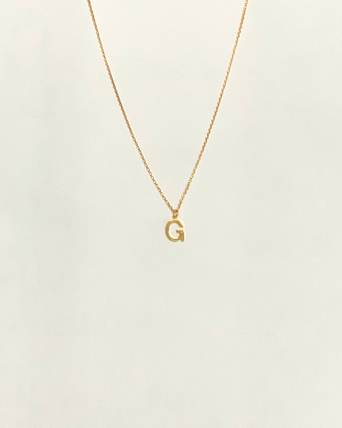Letter Pendent Necklace