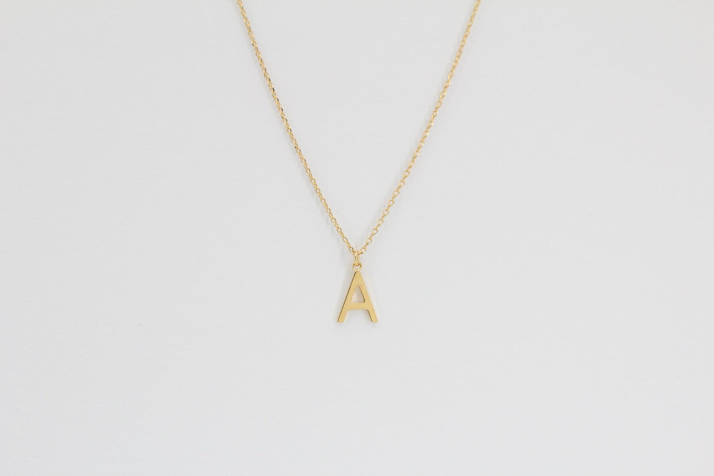 Letter Pendent Necklace