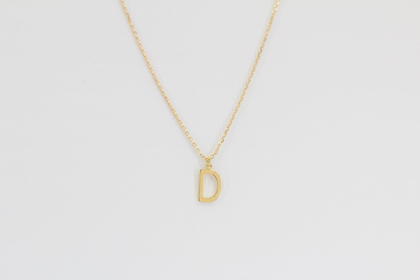 Letter Pendent Necklace