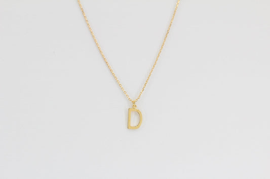 Letter Pendent Necklace
