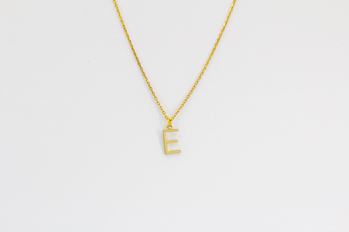 Letter Pendent Necklace