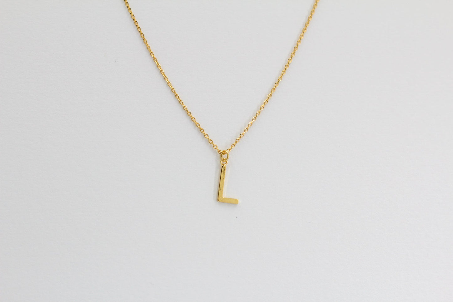 Letter Pendent Necklace