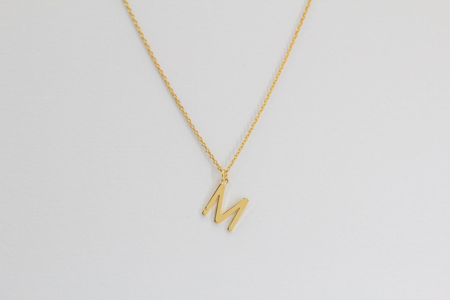 Letter Pendent Necklace