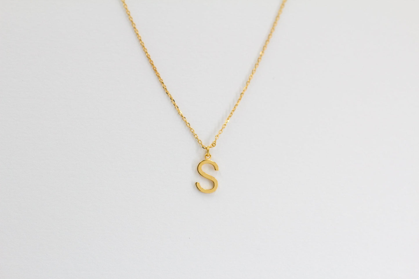 Letter Pendent Necklace