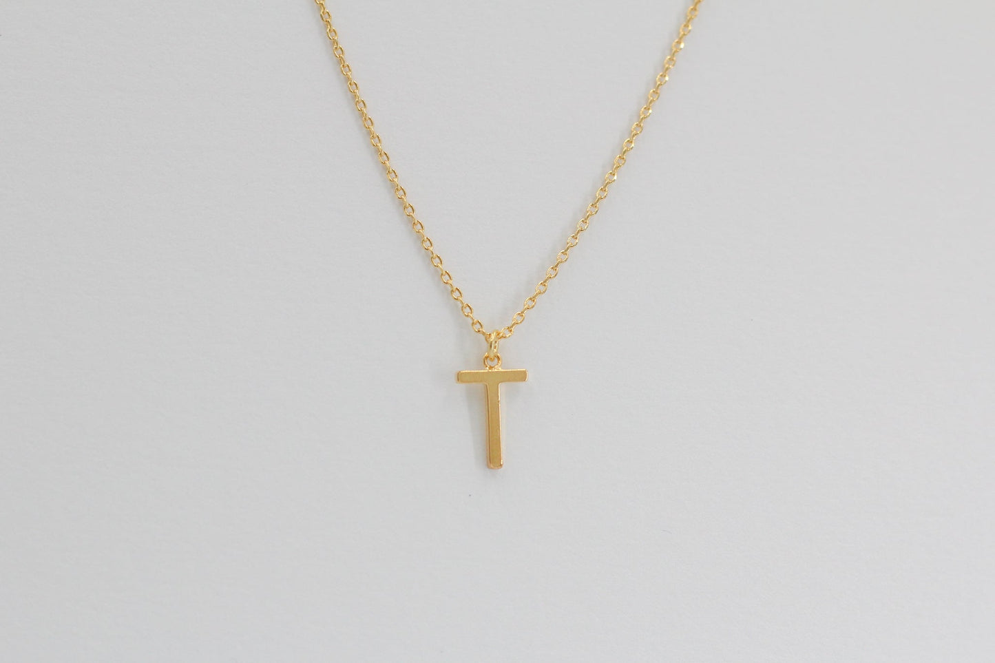 Letter Pendent Necklace
