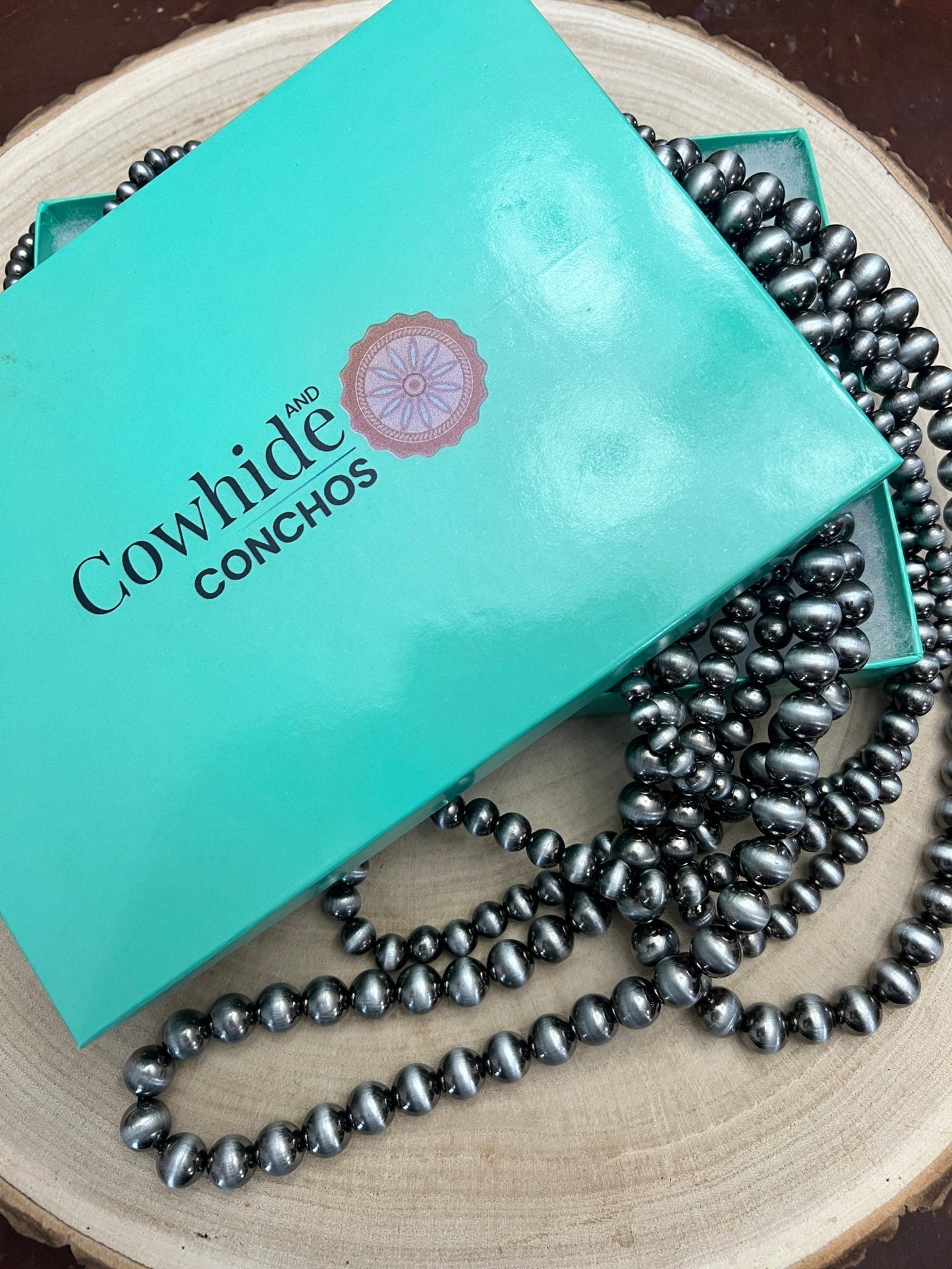 Eight Row Faux Sterling Pearl Layered Necklace Set