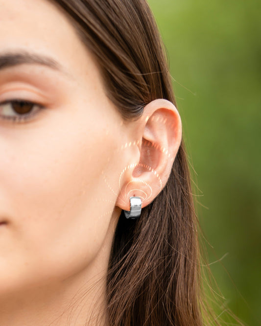 Polished Magnetic Therapy Earrings