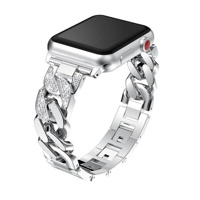 Diamond Apple Watch Band Series 11/10/9/8/7/6/5/4/ SE / Ultra 1/2/3